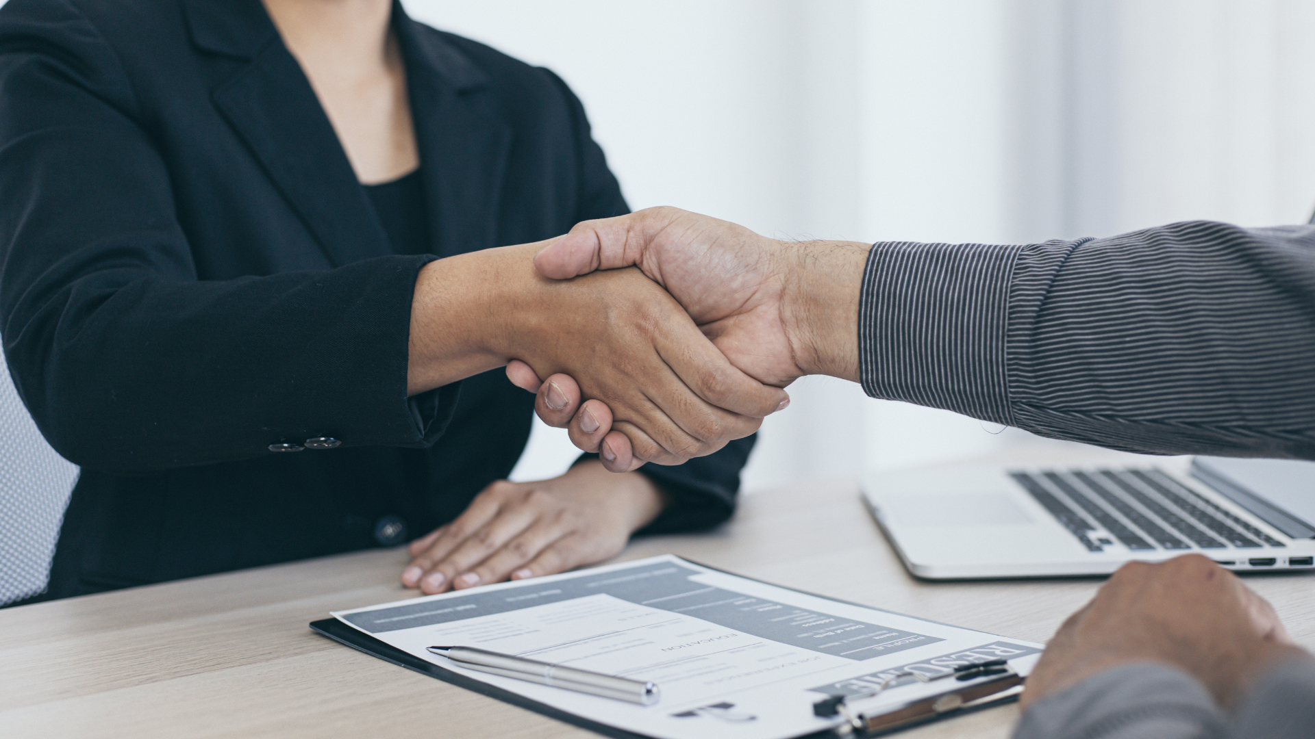 Business People Shaking Hands